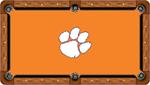 Clemson Tigers Billiard Table Felt, Style 3