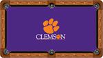 Clemson Tigers Billiard Table Felt, Style 7