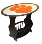 Clemson Tigers Logo End Table