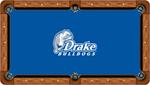 Drake University Bulldogs Billiard Table Felt, Style 1