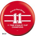 Detroit Red Wings 11 Cups Bowling Ball