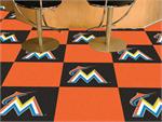 Miami Marlins Carpet Tiles