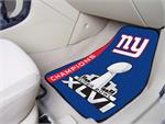 New York Giants Super Bowl Carpet Car Mats