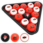 Oklahoma State Cowboys Billiard Balls