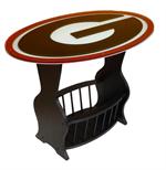 Georgia Bulldogs Logo End Table