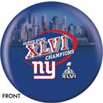 New York Giants Super Bowl Champions Bowling Ball Version 2