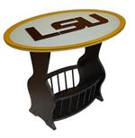 LSU Tigers Logo End Table