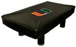 Miami Hurricanes Billiard Table Cover