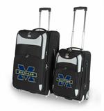 Michigan Wolverines 2 Pc Sports Luggage Set