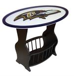 Baltimore Ravens Logo End Table