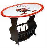 Cleveland Browns Logo End Table