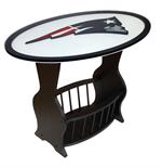 New England Patriots Logo End Table