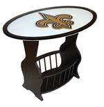 New Orleans Saints Logo End Table