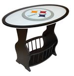 Pittsburgh Steelers Logo End Table