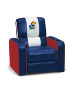 Kansas Jayhawks Dreamseat Leather Recliner