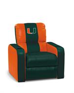 Miami Hurricanes Dreamseat Leather Recliner