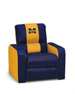 Michigan Wolverines Dreamseat Leather Recliner