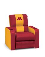 Minnesota Golden Gophers Dreamseat Leather Recliner