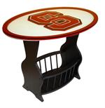 North Carolina State Wolfpack Logo End Table