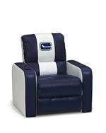Vancouver Canucks Vintage Dreamseat Leather Recliner