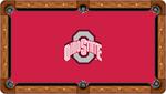 Ohio State Buckeyes Billiard Table Felt, Style 2