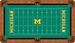 Michigan Wolverines Billiard Table Felt, Style 1