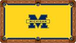 Michigan Wolverines Billiard Table Felt, Style 2