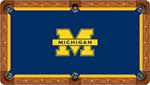 Michigan Wolverines Billiard Table Felt, Style 3