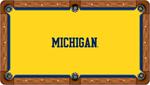 Michigan Wolverines Billiard Table Felt, Style 4