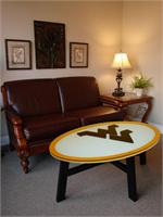 West Virginia Mountaineers Coffee Table