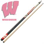 Wisconsin Badgers Billiard Pool Cue Stick
