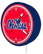 Mississippi Ole Miss Rebels 20 Inch Jumbo Neon Clock