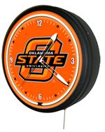 Oklahoma State Cowboys 20 Inch Jumbo Neon Clock