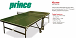 Prince Game Fast-Set Table Tennis Table, Model PT300