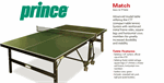 Prince Match Table Tennis Table, Model PT400